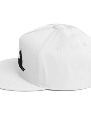 Gorra de visera plana White