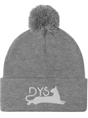 Gorro con pompón Grey