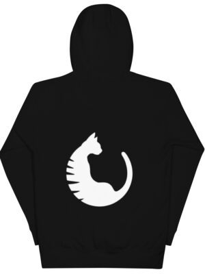 Sudadera básica  con capucha Black logo B