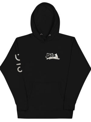 Sudadera con capucha pelaje blanco Black