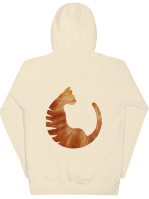 Sudadera con capucha pelaje naranja Bone