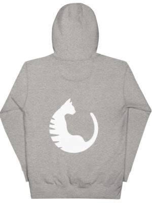 Sudadera básica con capucha Grey logo B