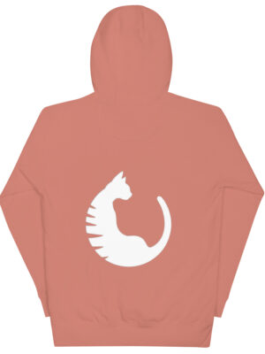 Sudadera básica con capucha DustyRose logo B