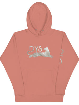 Sudadera con capucha pelaje blanco 2.0 DustyRose