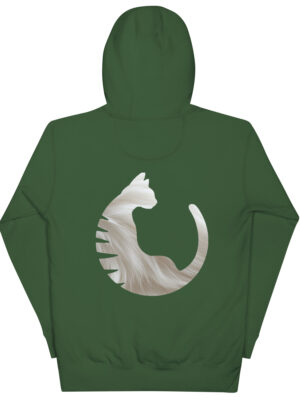 Sudadera con capucha pelaje blanco Forest