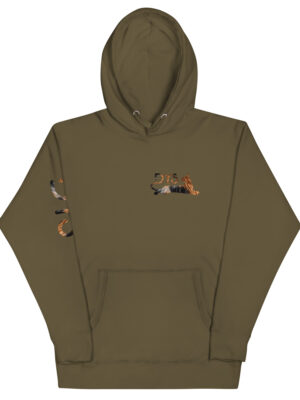 Sudadera con capucha pelaje multi Military
