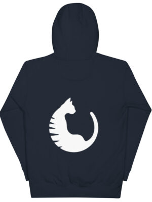 Sudadera básica con capucha Navy logo B