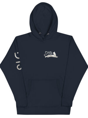 Sudadera con capucha pelaje blanco Navy