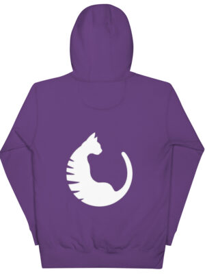 Sudadera básica con capucha Purple logo B