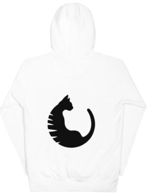 Sudadera básica con capucha  White logo N