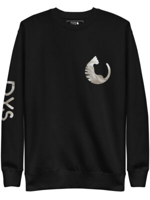 Sudadera pelaje blanco Black